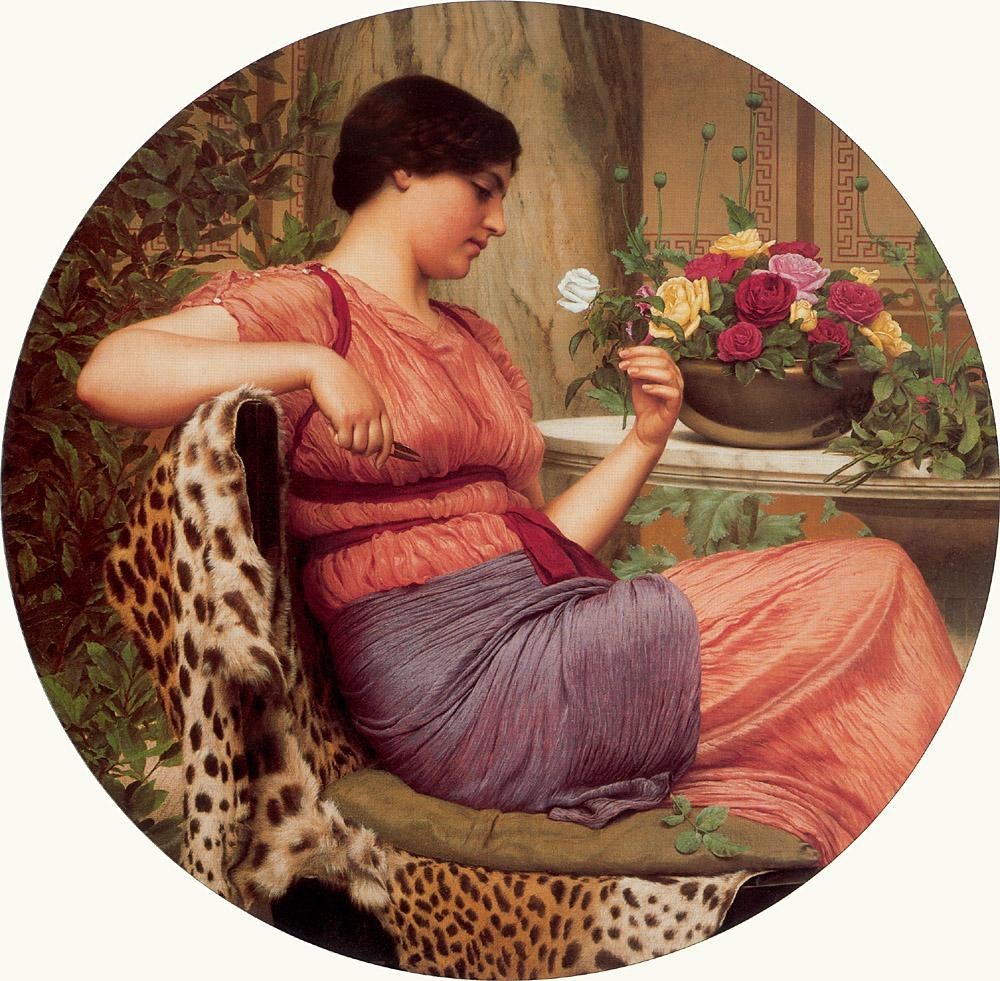 John William Godward The Time of Roses